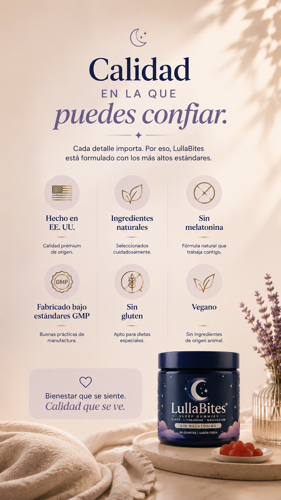 LullaBites™ | Gomitas Naturales para Dormir Mejor