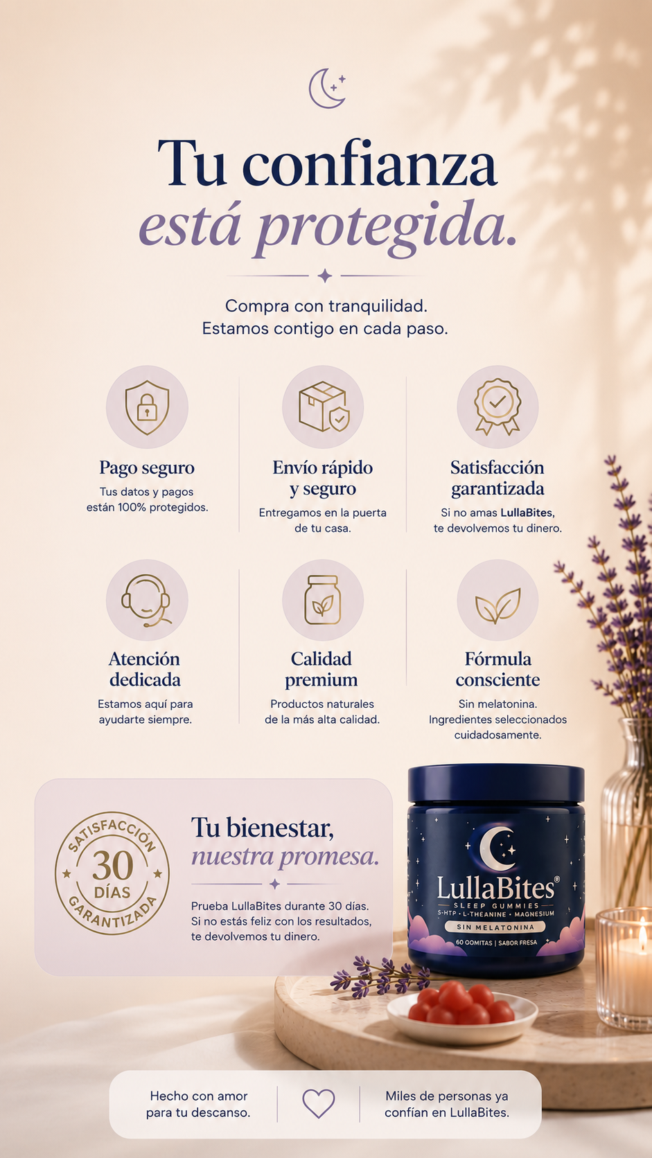 LullaBites™ | Gomitas Naturales para Dormir Mejor