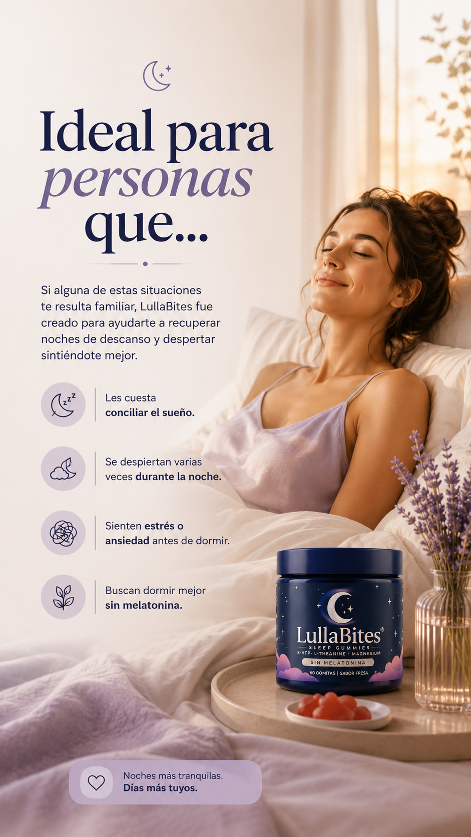 LullaBites™ | Gomitas Naturales para Dormir Mejor
